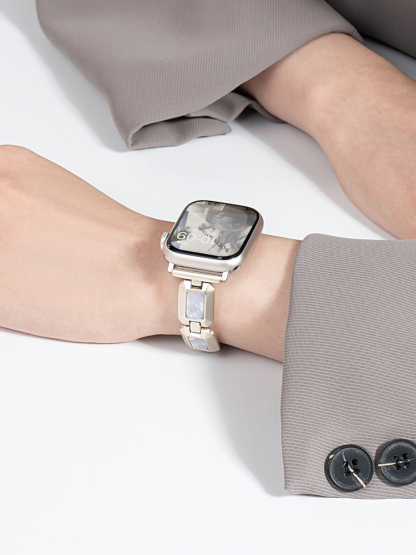 Rectangular Resin Embedded Stainless Steel Band