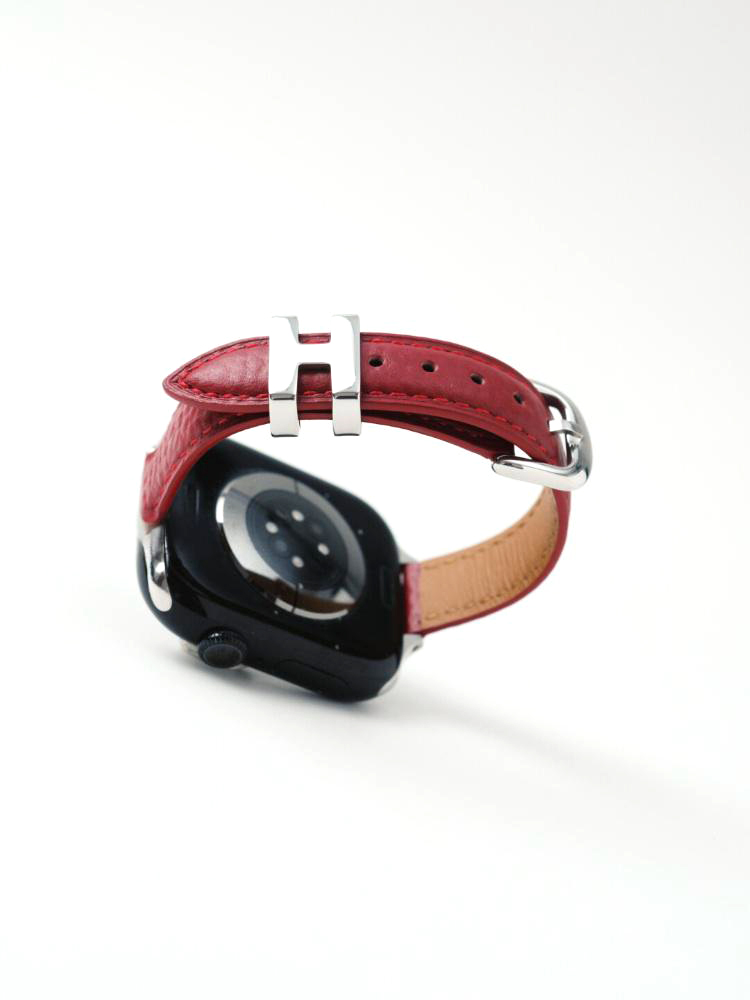 H Ring Leather Band for Apple Watch