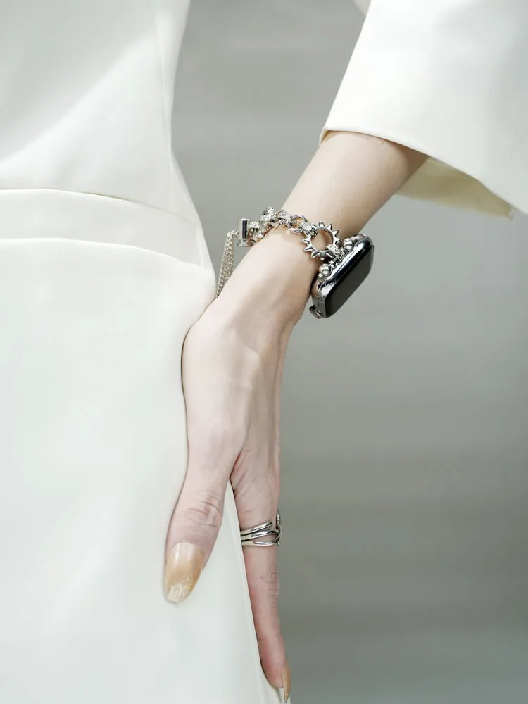 Helios Buckle Stainless Steel Band for Apple Watch