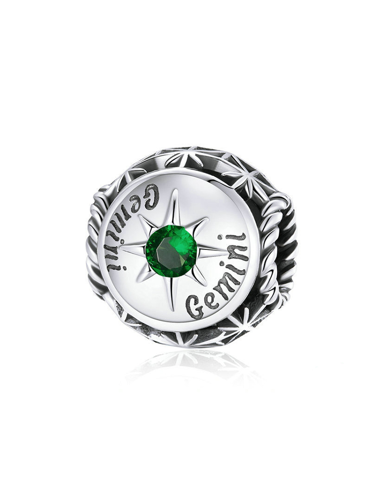 Constellation Birthstone 925 Sterling Silver Beads