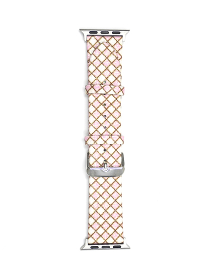 Diamond Pattern Glitter Leather Band