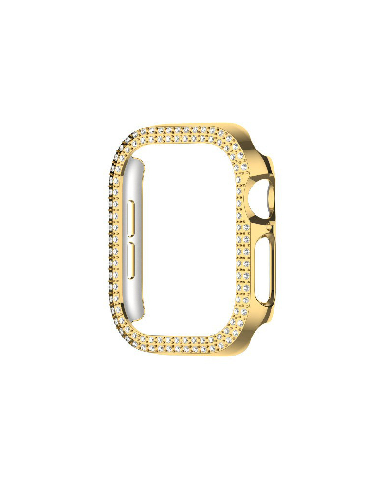 Double Drain Rhinestone PVC Protective Case