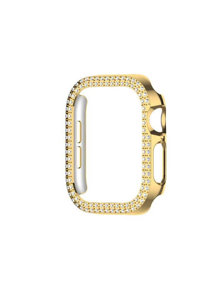 Double Drain Rhinestone PVC Protective Case