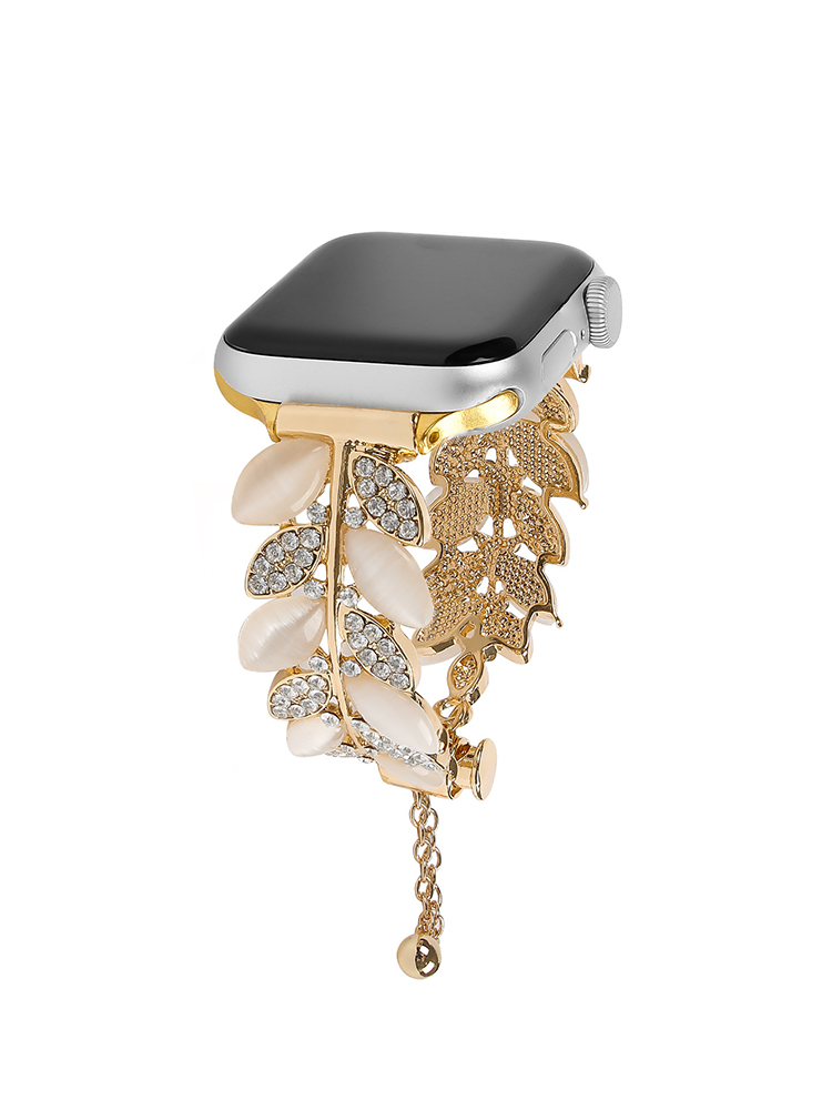 Leaf Shape Bracelet Stainless Steel Band