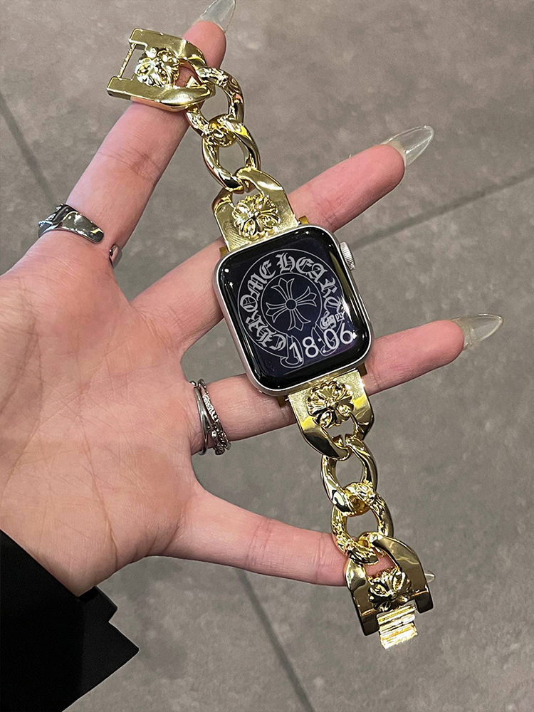 Carved Chain Stainless Steel Band