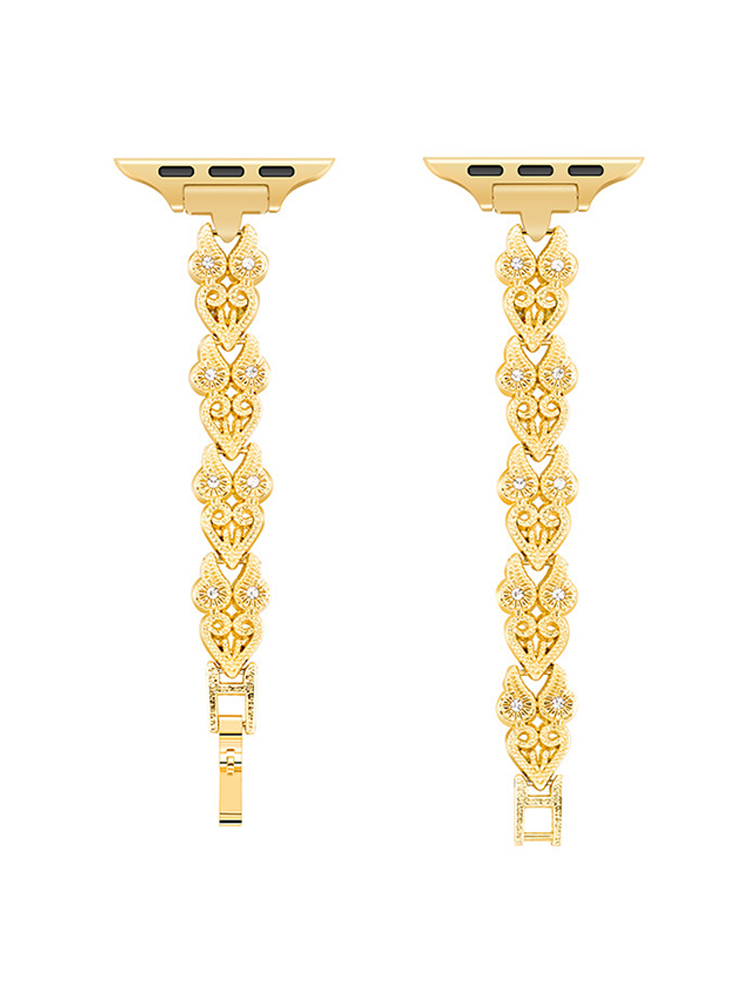 Owl Zircon Stainless Steel Apple Watch Band - Tatanband