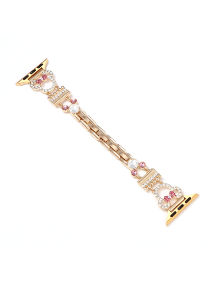 Diamond-encrusted Minnie Stainless Steel Band