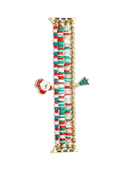 Christmas 4-chain Beaded Band