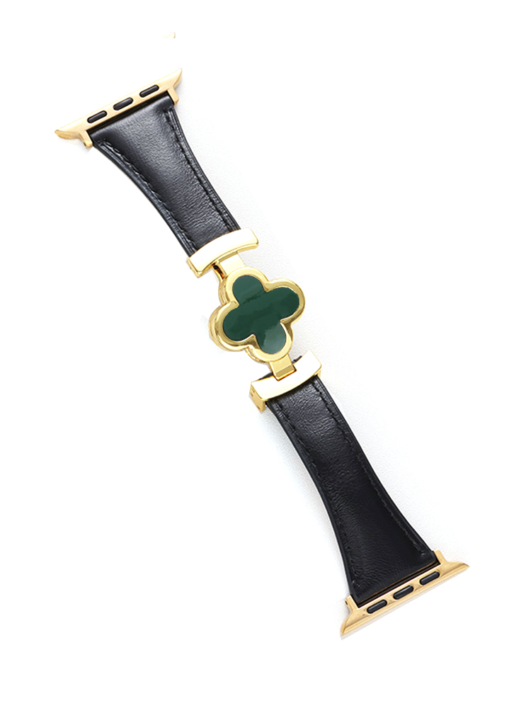 Clover Magnetic Curve Leather Apple Watch Band - Tatanband