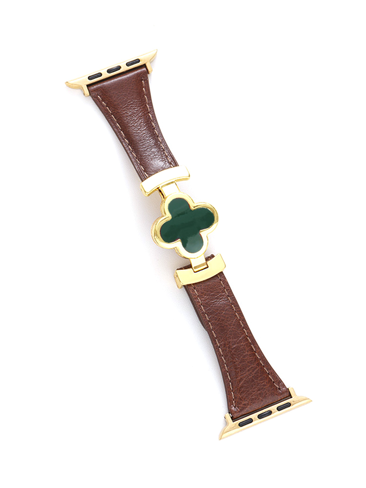 Clover Magnetic Curve Leather Band