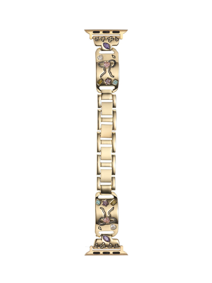 Gem-set Bracelet Stainless Steel Band