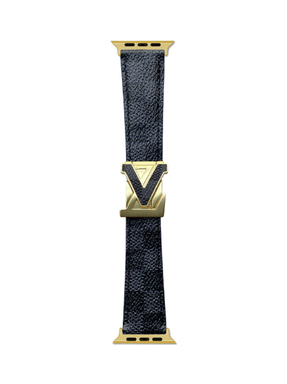 V Letter Magnetic Leather Band
