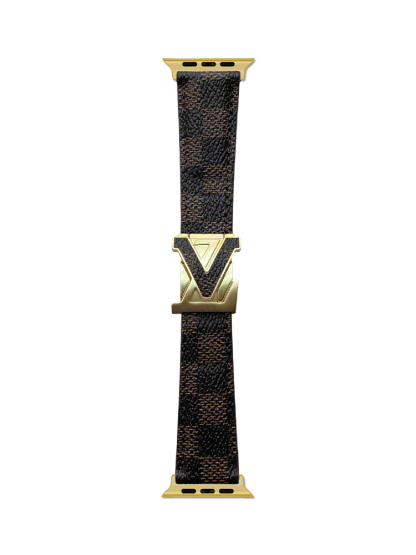 V Letter Magnetic Leather Band