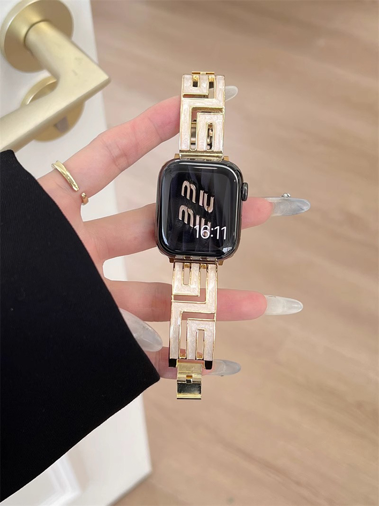 L-shaped Hollow Bracelet Stainless Steel Band-Tatan Band