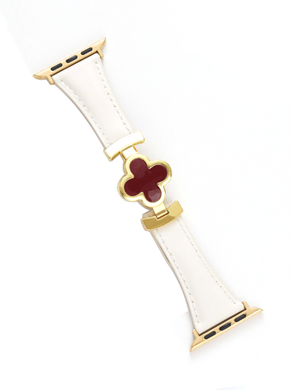 Clover Magnetic Curve Leather Band