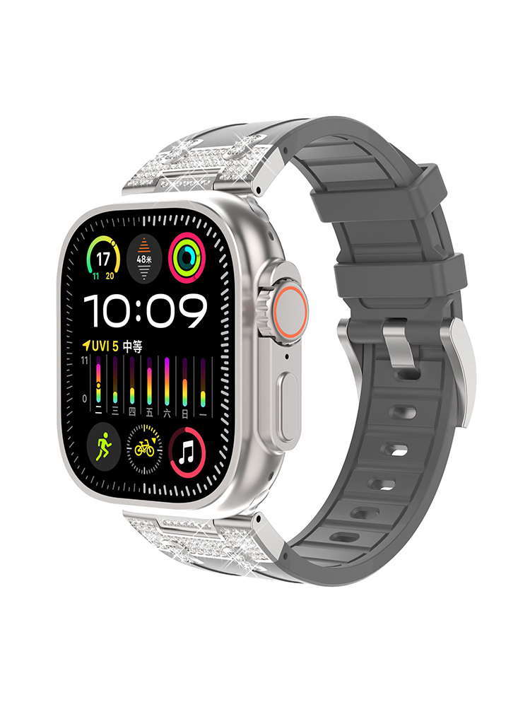 Diamond Connector Silicone Band