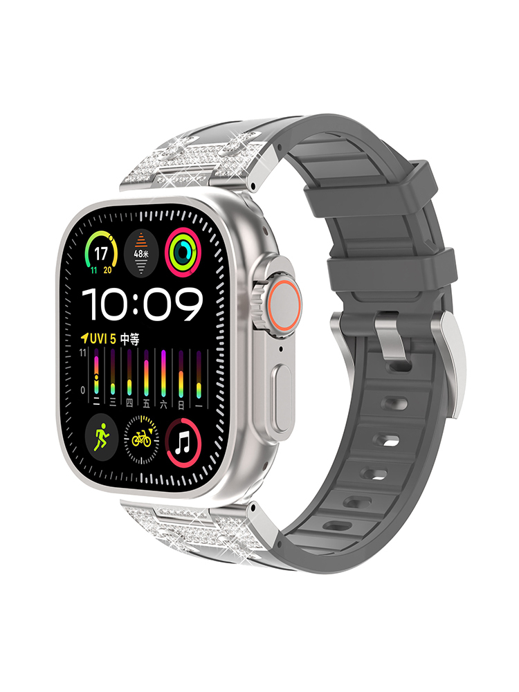 Diamond Connector Silicone Band