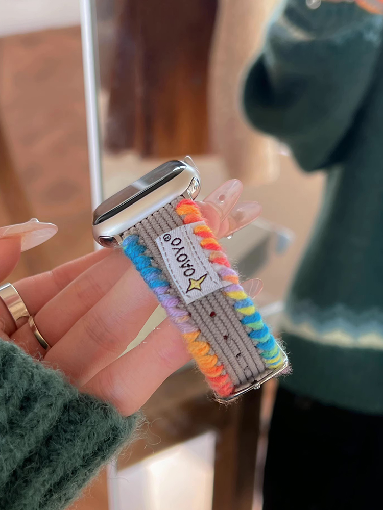 Hand-wound Corduroy Leather Band