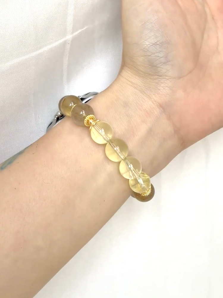 Golden Vortex Nature Crystal Band
