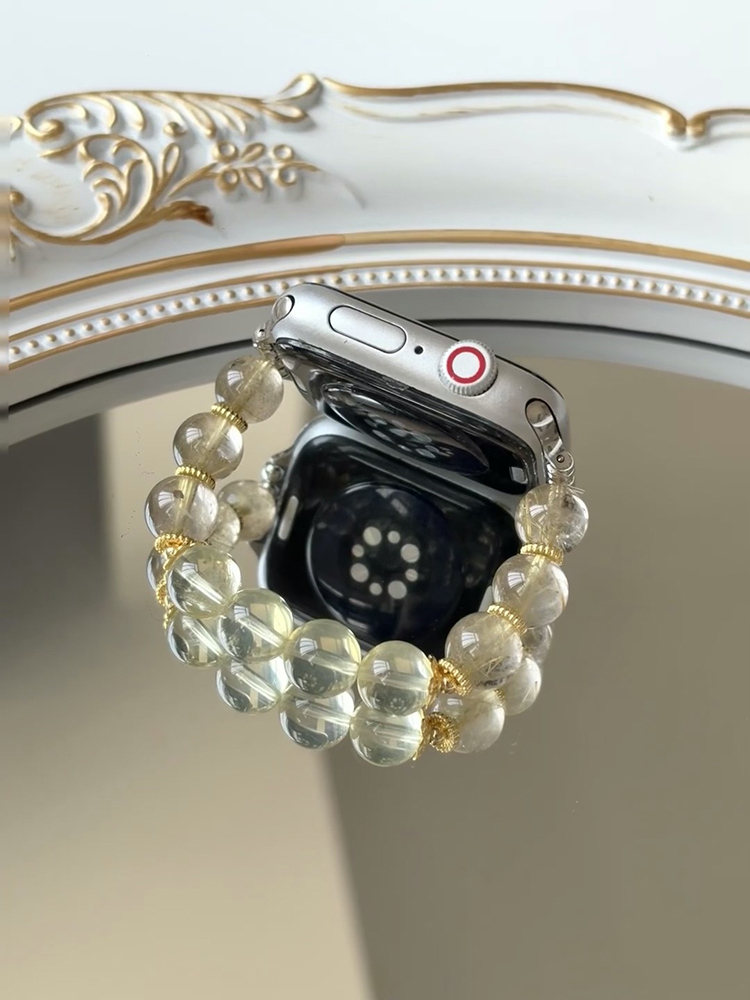 Golden Vortex Nature Crystal Band