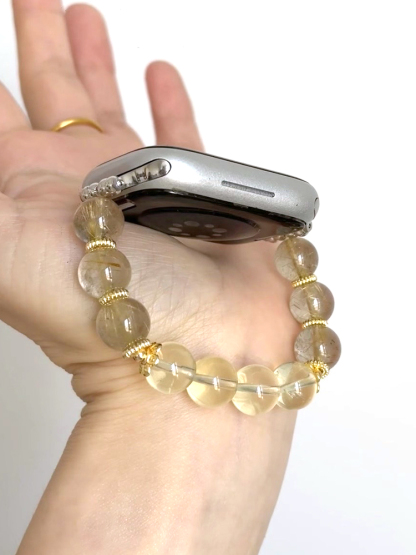 Golden Vortex Nature Crystal Band