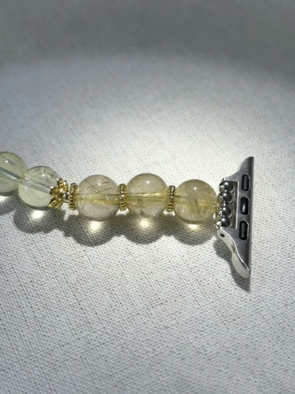 Golden Vortex Nature Crystal Band