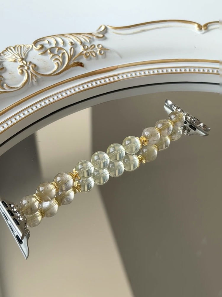 Golden Vortex Nature Crystal Band