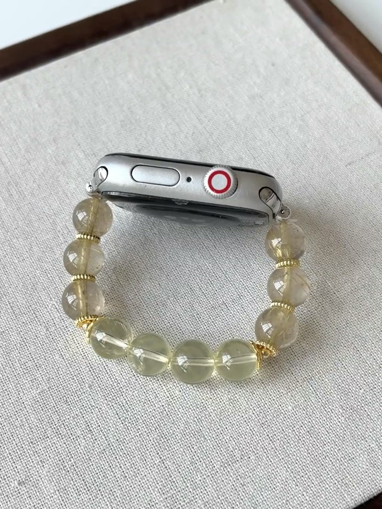 Golden Vortex Nature Crystal Band