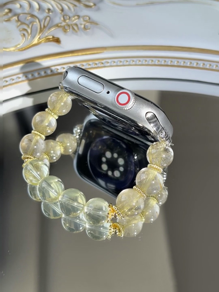 Golden Vortex Nature Crystal Band