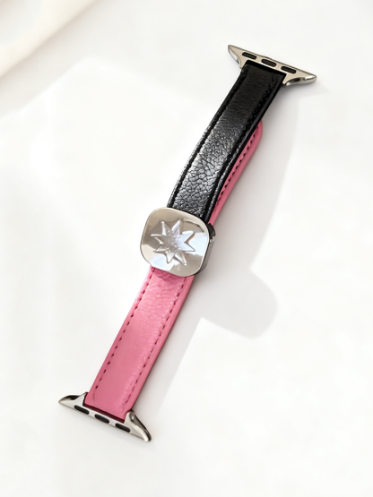 Star Magnetic Buckle Leather Band for Apple Watch