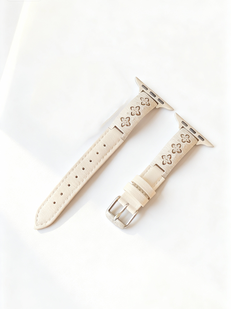 Luxury Clover Leather Band for Apple Watch