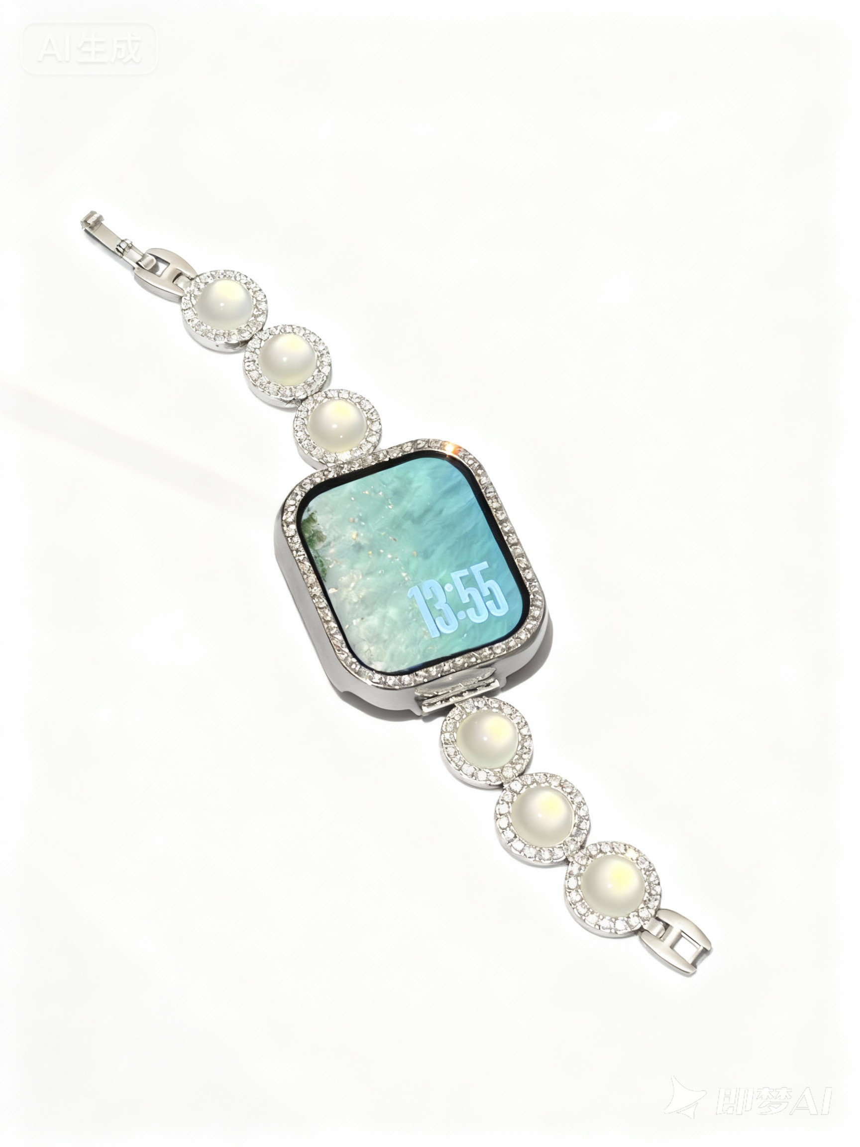 Cat's eye Diamond Metal Band for Apple Watch