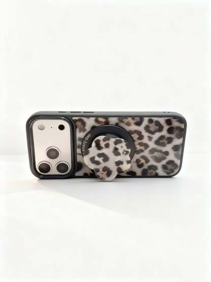 Gilding Leopard MagSafe Case for iPhone