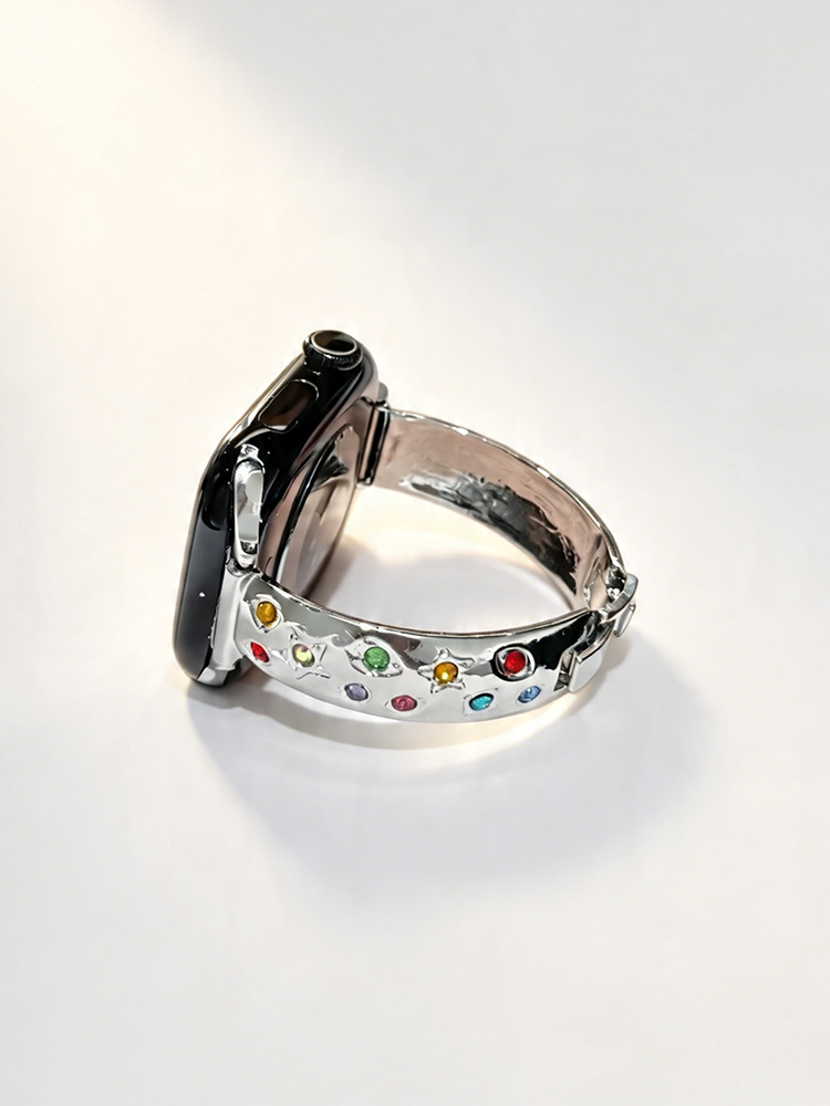 Starburst Fancy Diamonds Metal Band for Apple Watch