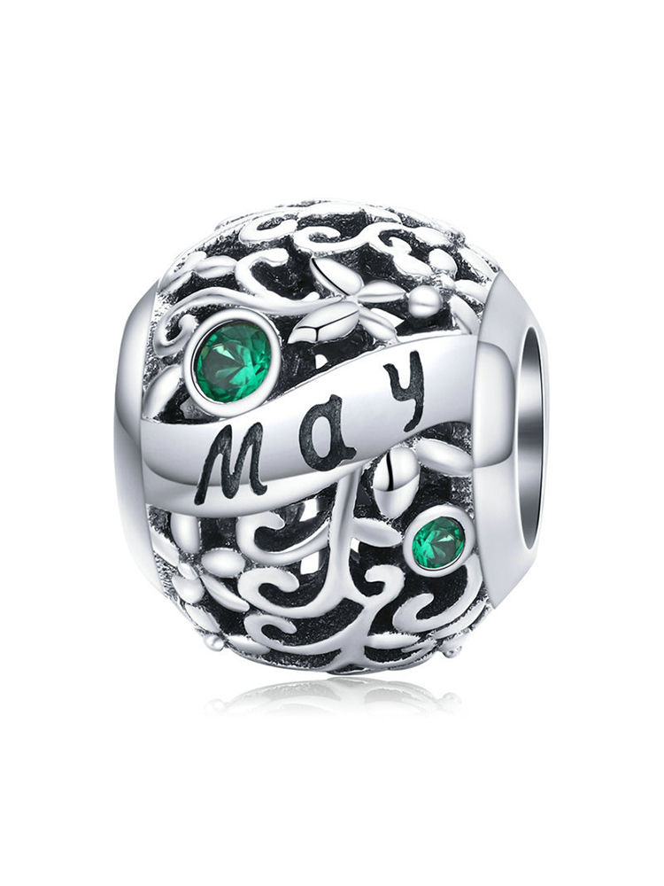 Month Birthstone 925 Sterling Silver Beads - Tatanband