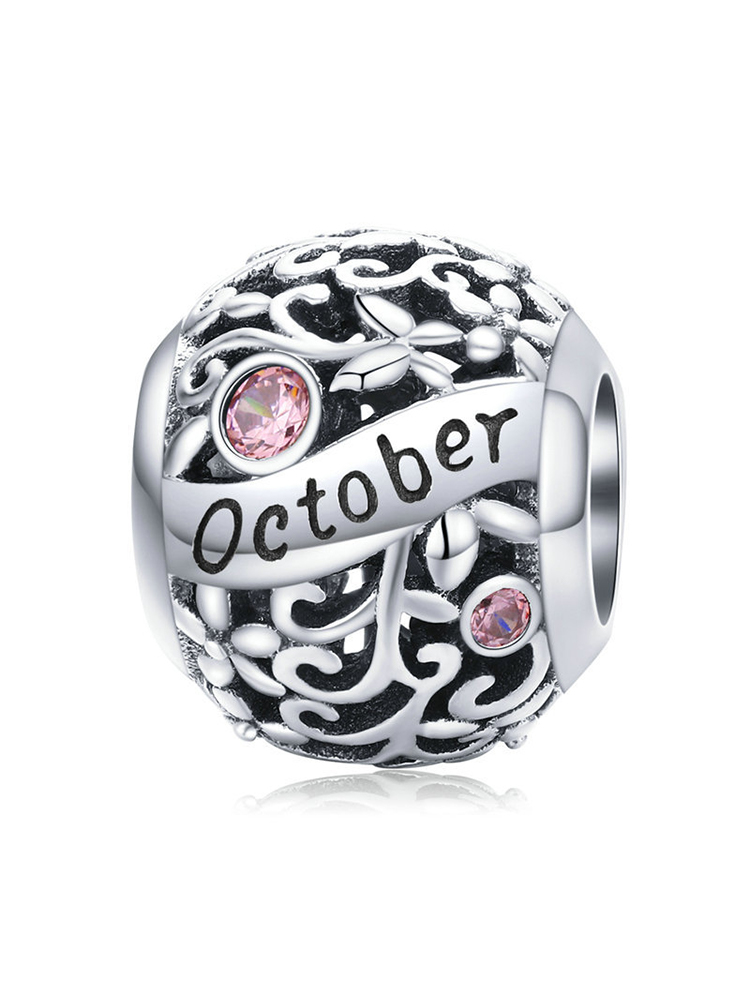 Month Birthstone 925 Sterling Silver Beads - Tatanband