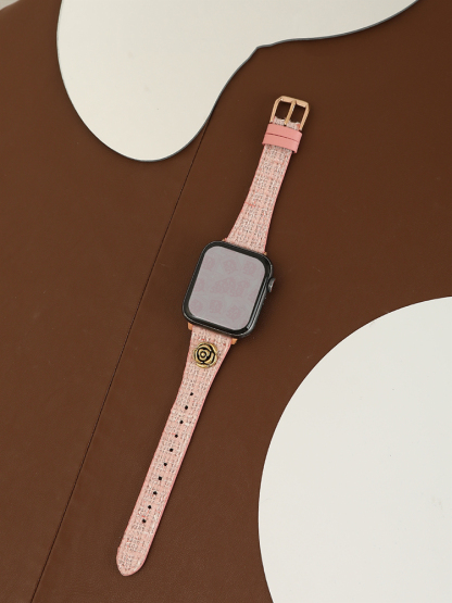 Camellia Rivet Curve Leather Band