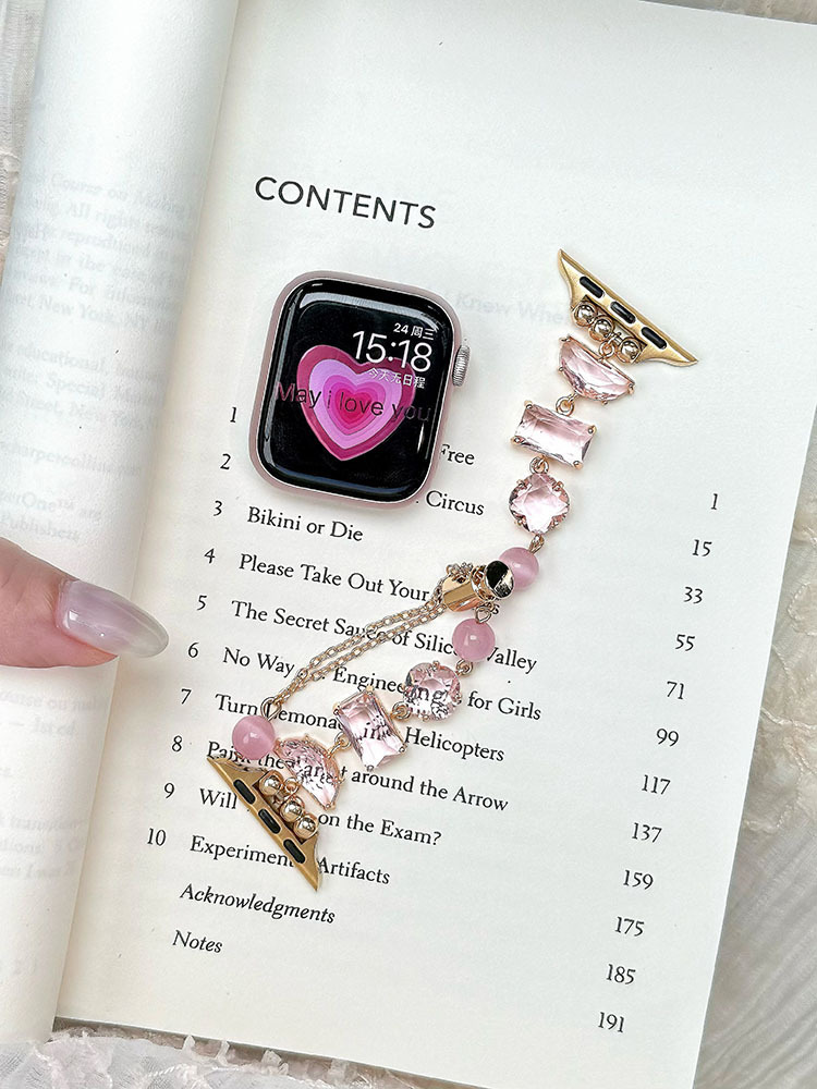 Three Zircons Chain Stainless Steel Band-Tatan Band