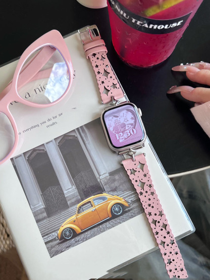 Hollow Starry Sky Leather Band