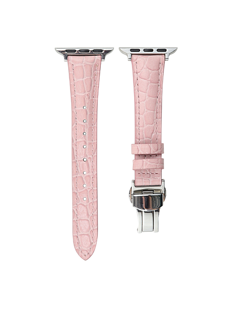 Crocodile Pattern Curve Leather Band