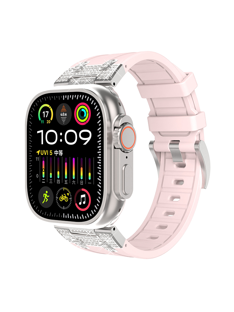 Diamond Connector Silicone Band