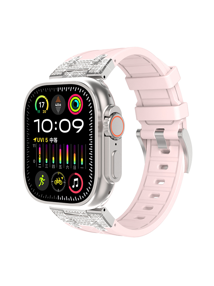 Diamond Connector Silicone Band