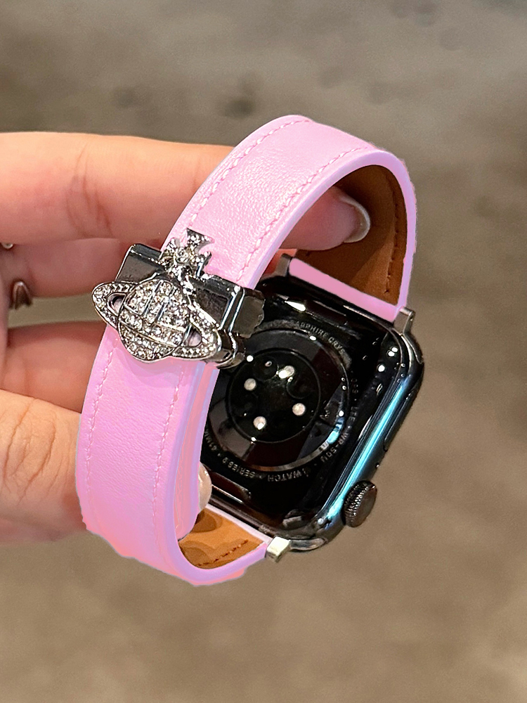 Saturn Magnetic Leather Band