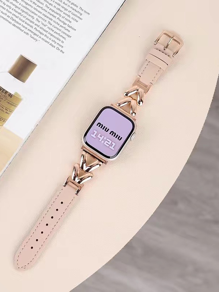 V-chain Leather Band