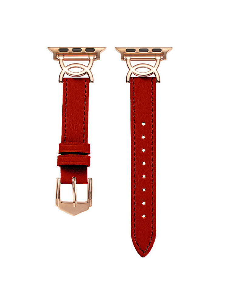 Double C-shaped Leather Band