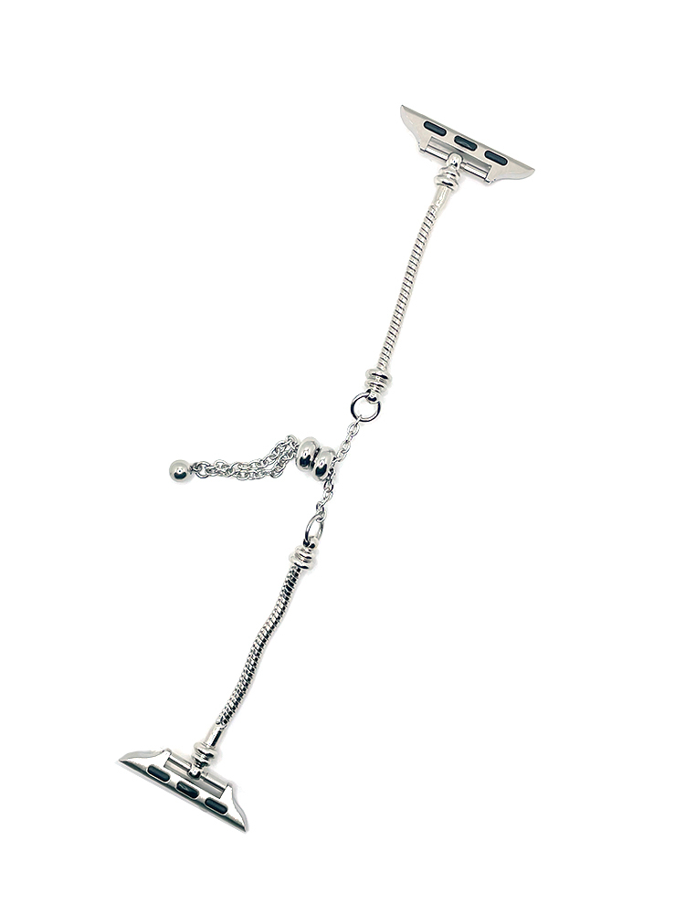 Beaded Bracelet Stainless Steel Band