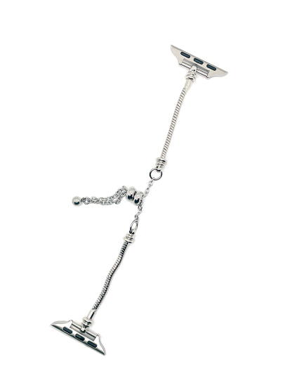 Beaded Bracelet Stainless Steel Band