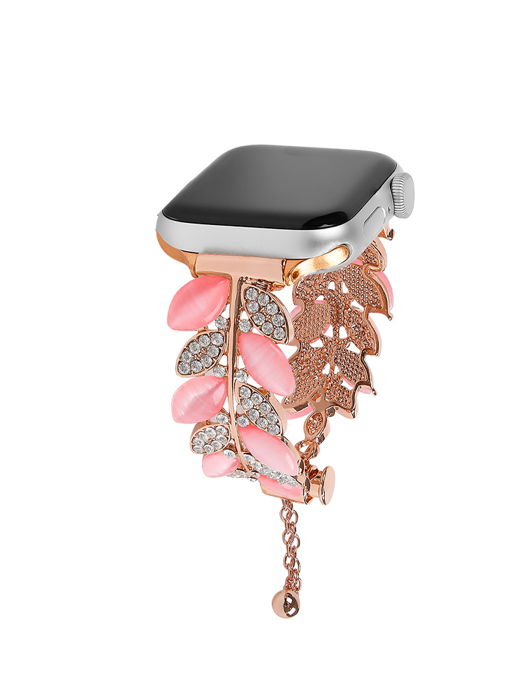 Leaf Shape Bracelet Stainless Steel Band