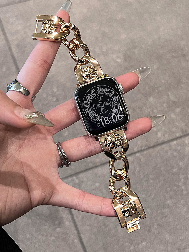 Carved Chain Stainless Steel Band