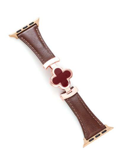 Clover Magnetic Curve Leather Band
